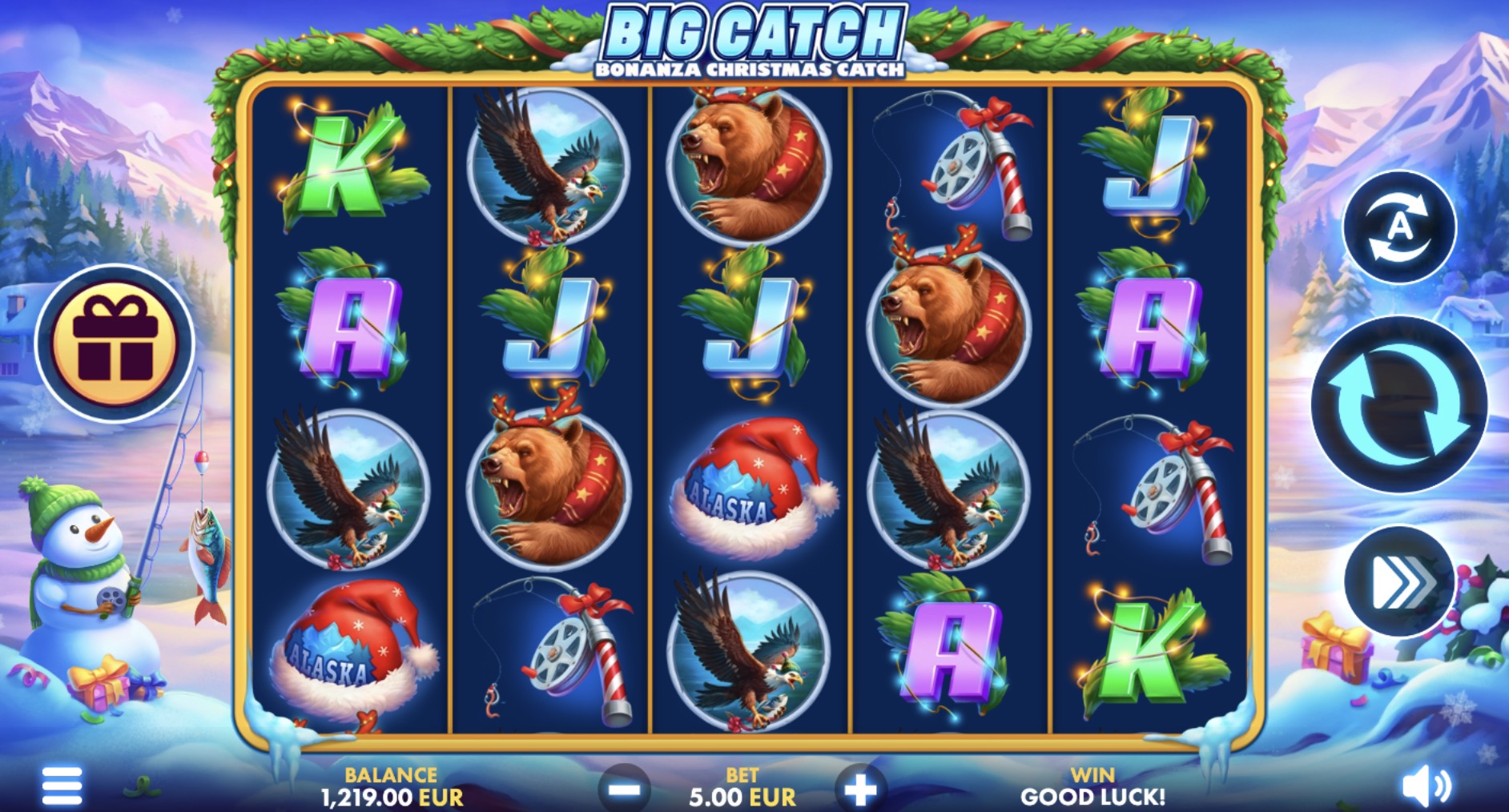 Слот-автоматы «Big Catch Bonanza Christmas Catch» в казино Вулкан вход для азартных гемблеров